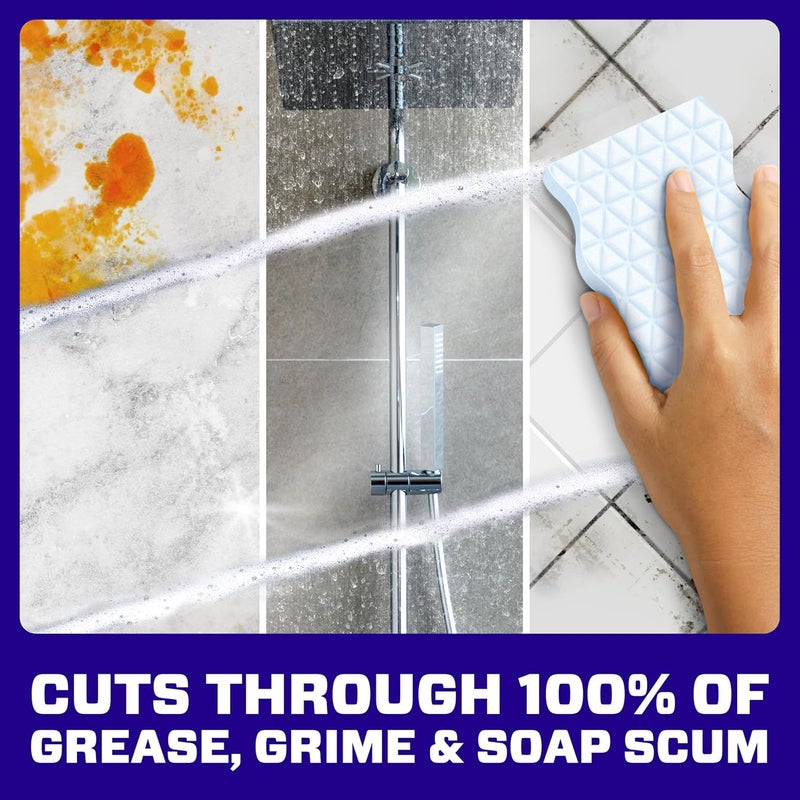 Mr Clean Magic Eraser Foaming Sponge, All Purpose Cleaner, Dawn Cleaning Power, Wall, Sneaker, Oven Cleaner, Kitchen, Bathroom, Shower Cleaning Supplies, Scrubber, Ultra Foamy, 7ct - Image 5